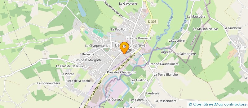 localisation de l'entreprise MADAME MARYVONNE NOUE  BESSE-SUR-BRAYE