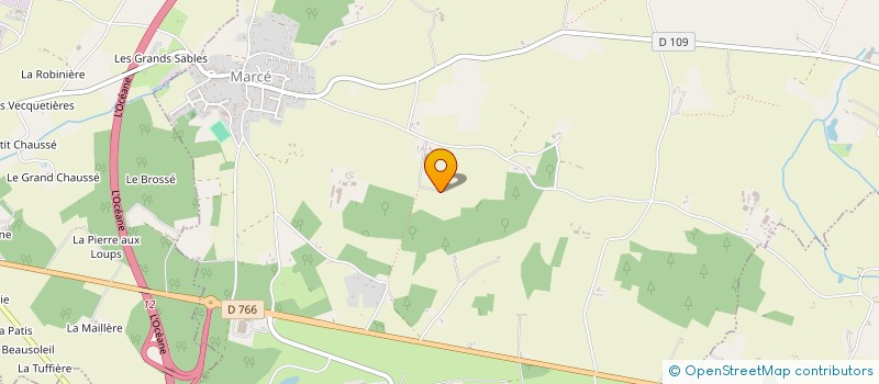 localisation de l'entreprise MADAME MARYVONNE PIVERT  CORZE