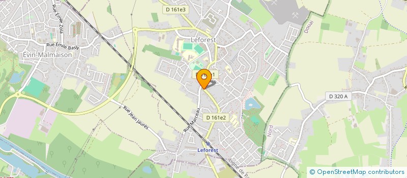 localisation de l'entreprise MADAME MARYVONNE RASSIS  LEFOREST