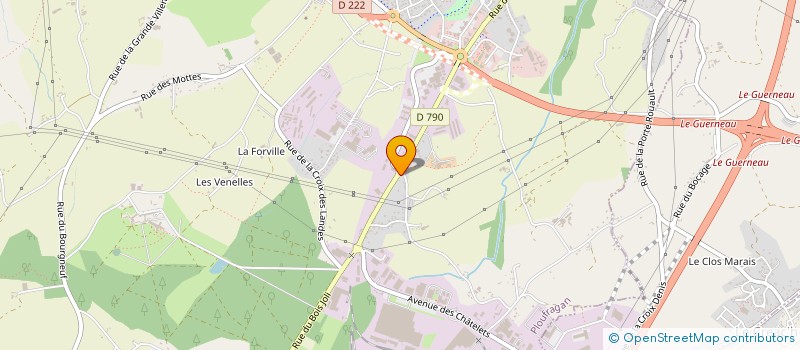 localisation de l'entreprise MADAME MARYVONNE RAULT  PLOUFRAGAN