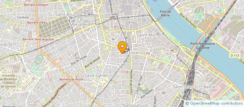 localisation de l'entreprise MADAME MARYVONNE RUELLO à BORDEAUX