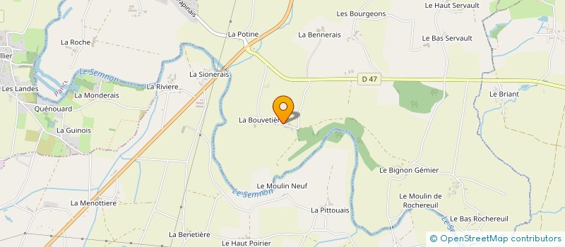 localisation de l'entreprise MADAME MARYVONNE SAUDRAIS à PANCE
