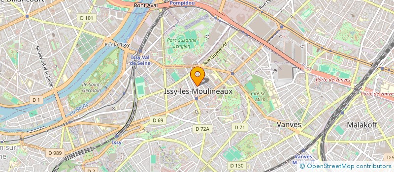 localisation de l'entreprise MADAME MARYVONNE SFEZ à ISSY-LES-MOULINEAUX