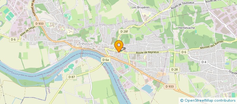 localisation de l'entreprise MADAME MARYVONNE SOLLIER à REYRIEUX