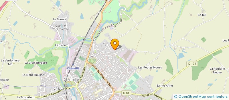 localisation de l'entreprise MADAME MARYVONNE SUROT  CHEMILLE-EN-ANJOU