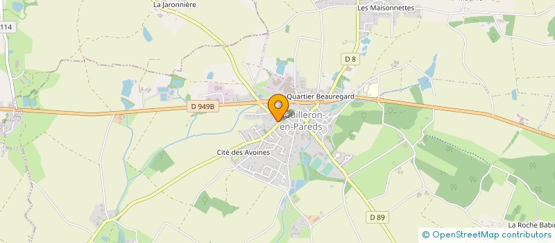 localisation de l'entreprise MADAME MARYVONNE TRIPOTEAU  MOUILLERON-SAINT-GERMAIN