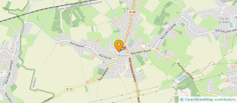 localisation de l'entreprise MADAME MARYVONNE VANDROTH  WALLERS