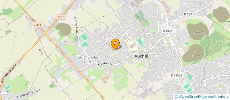 localisation de l'entreprise MADAME MARYVONNE WINS  AUCHEL