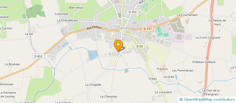 localisation de l'entreprise MADAME MARYVONNEA MARCHAND  PIPRIAC