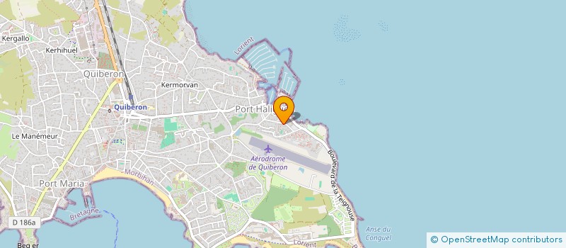localisation de l'entreprise MADAME MARYVONNIC AUDO à QUIBERON