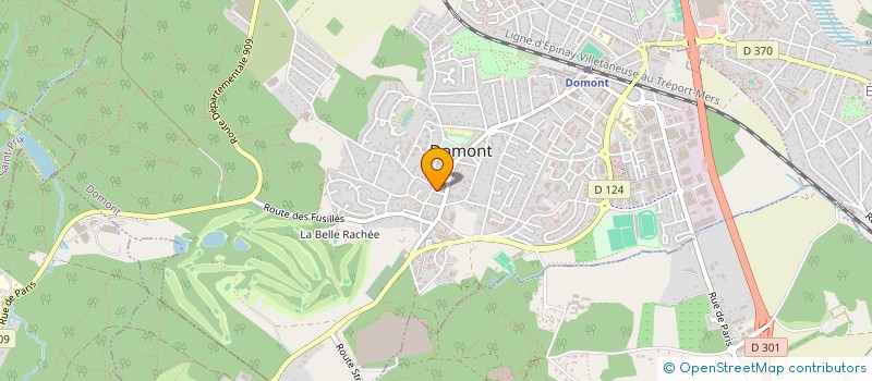 localisation de l'entreprise MADAME MARZENA MARCICKIEWICZ  DOMONT