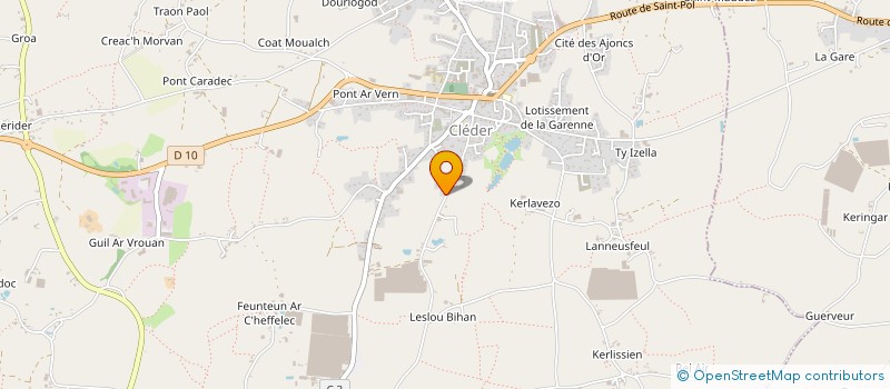 localisation de l'entreprise MADAME MARZENA MEDREK  CLEDER