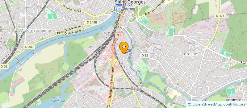 localisation de l'entreprise MADAME MAS VILLANI  VILLENEUVE-SAINT-GEORGES