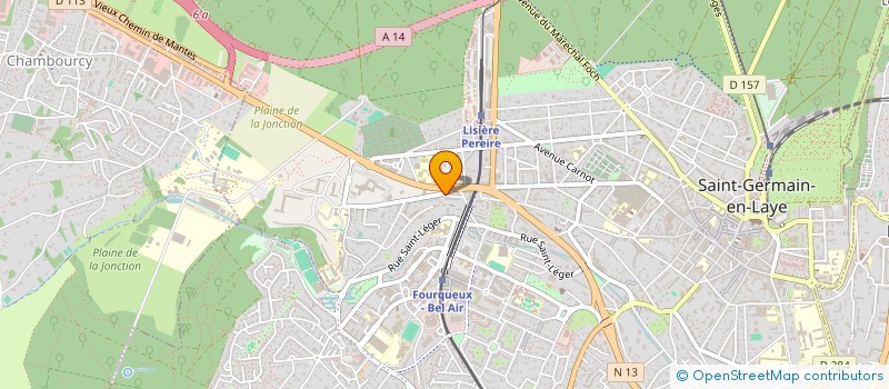 localisation de l'entreprise MADAME MASAMI MIYAUCHI  SAINT-GERMAIN-EN-LAYE