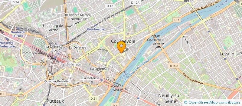 localisation de l'entreprise MADAME MASIMA ABDURAHMANOVA à COURBEVOIE
