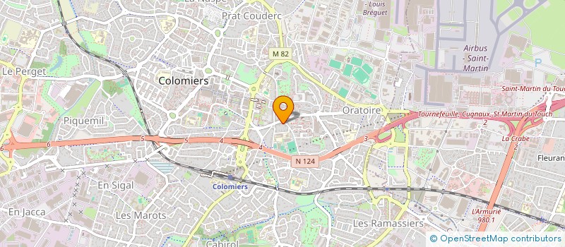 localisation de l'entreprise MADAME MASOUMEH NEDAEI à COLOMIERS