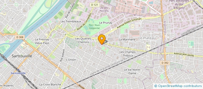 localisation de l'entreprise MADAME MASSA ABILCHAMAT à SARTROUVILLE