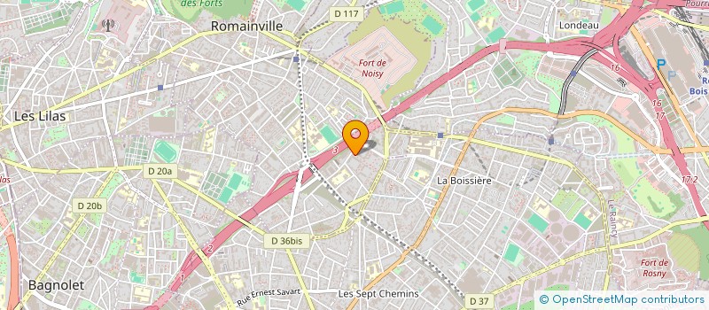 localisation de l'entreprise MADAME MASSANDIE MEITE  ROMAINVILLE