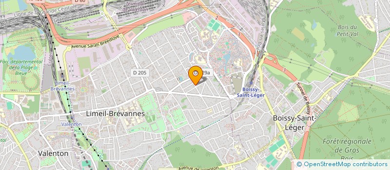 localisation de l'entreprise MADAME MASSANDJE BAKAYOKO à LIMEIL-BREVANNES