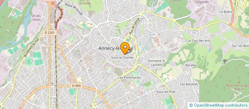 localisation de l'entreprise MADAME MASSANDJE KONE  ANNECY