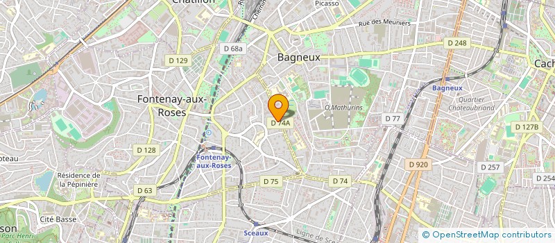 localisation de l'entreprise MADAME MASSANGBE DOSSO à FONTENAY-AUX-ROSES