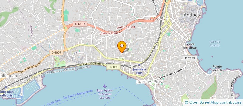 localisation de l'entreprise MADAME MASSARA OUATTARA à ANTIBES
