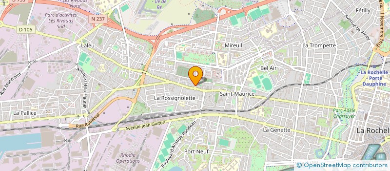 localisation de l'entreprise MADAME MASSARAN CAMARA  LA ROCHELLE