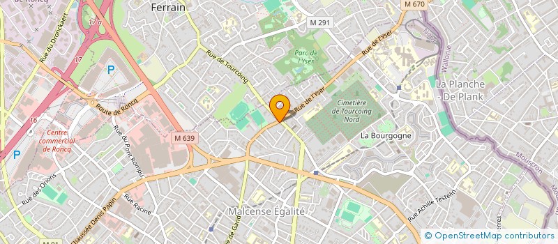 localisation de l'entreprise MADAME MASSI BOUIRA  TOURCOING