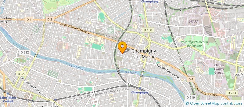 localisation de l'entreprise MADAME MASSIAMI DIABY à CHAMPIGNY-SUR-MARNE