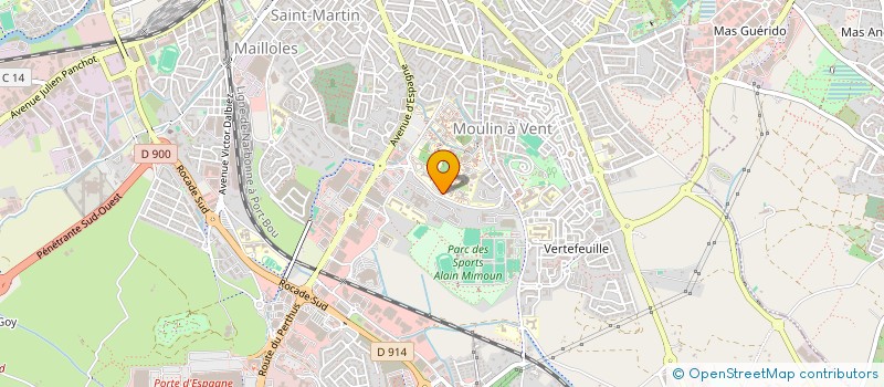 localisation de l'entreprise MADAME MASSICILIA ARHAB  PERPIGNAN