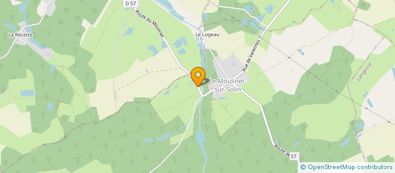 localisation de l'entreprise MADAME MASSILA SALEMKOUR  LE MOULINET-SUR-SOLIN