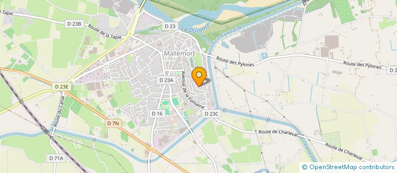 localisation de l'entreprise MADAME MASSILIA CAPEAU  MALLEMORT