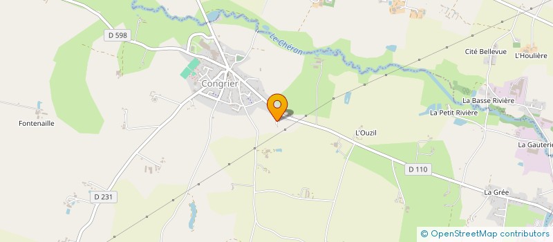 localisation de l'entreprise MADAME MASSILIA MELOIS  CONGRIER