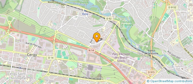 localisation de l'entreprise MADAME MASSILIA MEZAGUER  OSNY