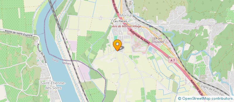 localisation de l'entreprise MADAME MASSIMA LOUCIF BIALEK  MORNAS