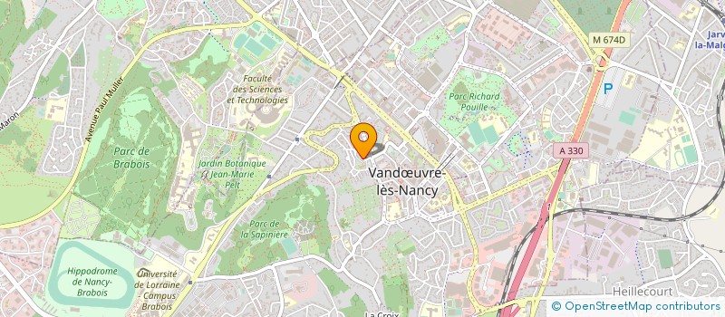 localisation de l'entreprise MADAME MASSINISSA SAGHI  VANDUVRE-LES-NANCY