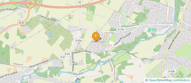 localisation de l'entreprise MADAME MASSIRA NIANG  LA SALVETAT-SAINT-GILLES