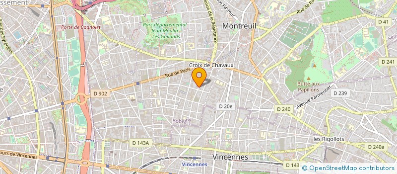 localisation de l'entreprise MADAME MASSIRA SANOGO à MONTREUIL