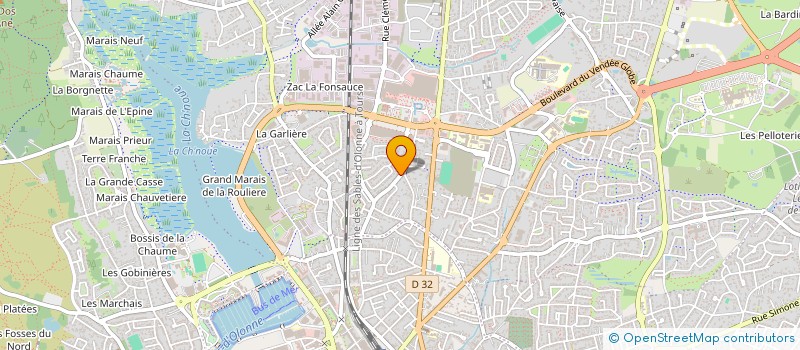 localisation de l'entreprise MADAME MASSOUD BARATZADA  LES SABLES-D'OLONNE