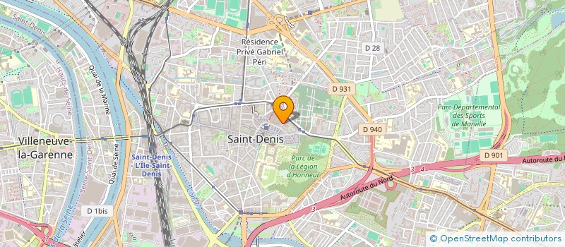 localisation de l'entreprise MADAME MASTORA AREZO  SAINT-DENIS