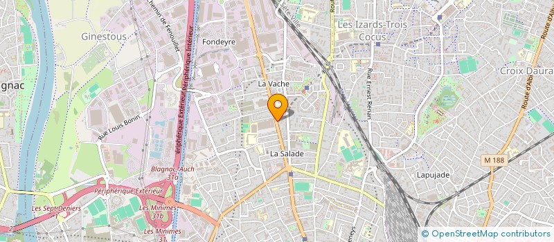 localisation de l'entreprise MADAME MASY RAKOTONDRAZAFY à TOULOUSE