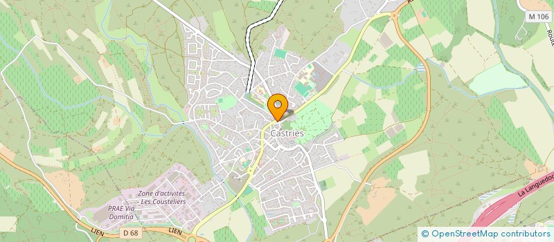 localisation de l'entreprise MADAME MATEA JARDE  CASTRIES