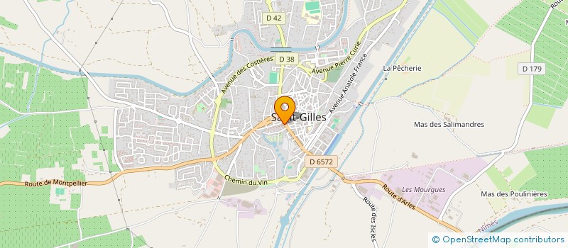 localisation de l'entreprise MADAME MATEA MOISE  SAINT-GILLES