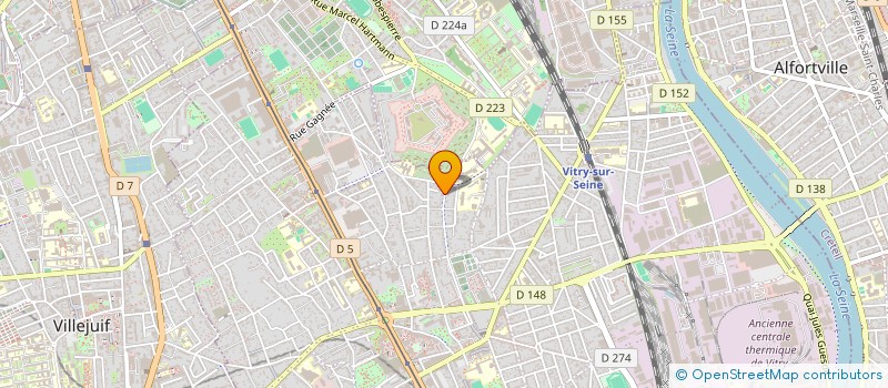 localisation de l'entreprise MADAME MATEA PICHET  VITRY-SUR-SEINE