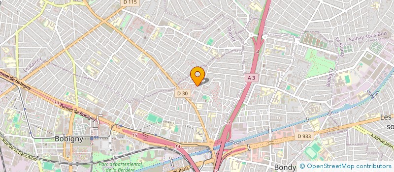 localisation de l'entreprise MADAME MATEGUELE DOSSO  BOBIGNY