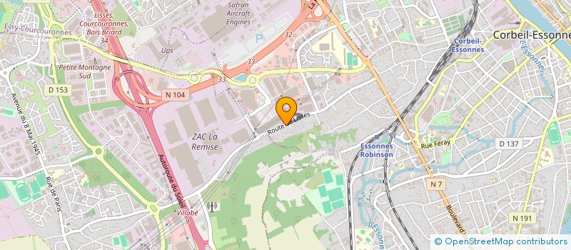 localisation de l'entreprise MADAME MATEL SYLA à CORBEIL-ESSONNES