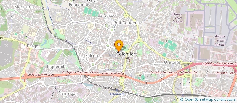 localisation de l'entreprise MADAME MATEL TALL à COLOMIERS