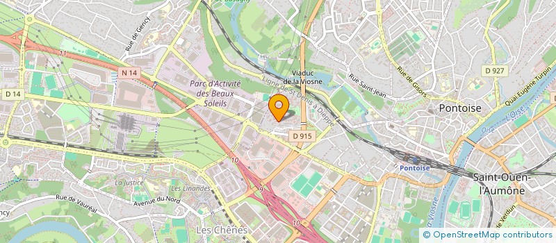 localisation de l'entreprise MADAME MATENGBEH TRAWALLY  PONTOISE