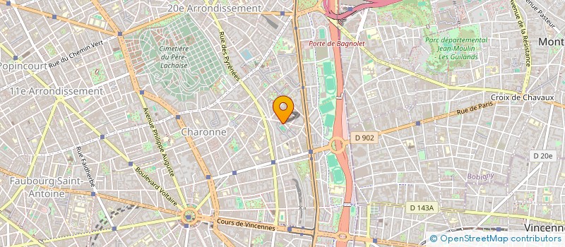 localisation de l'entreprise MADAME MATENIN DOUMBIA  PARIS