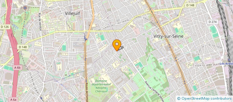 localisation de l'entreprise MADAME MATENIN TOURE à VITRY-SUR-SEINE